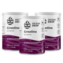 3x Creatina Monohidratada Ocean Drop 180 Capsulas