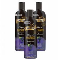 3x Creme de Vinagre Balsâmico Tradicional - Castelo - 270g