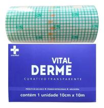 3X Curativo Filme Transparente Vitalderme Rolo 10Cm X 10 Met 3X Curativo Filme Transparente Vitalderme Rolo 10Cm X 10 Met