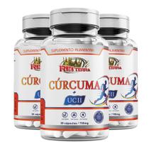 3x Cúrcuma com Colágeno Tipo2 UC2 750mg 90cps