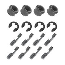 3X Deslize Calço Banco Uno Palio Siena Strada Fiorino Kit 16