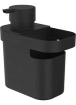3X Dispenser Detergente E Organizador Trium 650Ml Preto - Ou