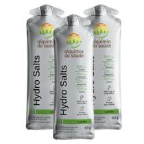 3x Eletrólitos Hydro Salts Alquimia da Saúde Limão 10un 60g