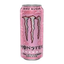 3x Energético Monster Ultra Strawberry Morango 500Ml Importado