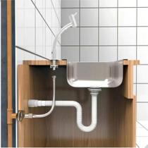 3X Engate Flexível Rápido Mangueira Rabicho 60Cm Inox Trança