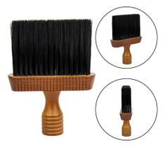 3X Espanador Madeira Rústico Barbeiro Profissional Cabeleire