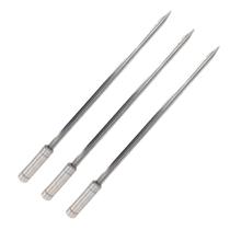 3x Espeto Espada Inox 40cm Cabo Revestido Alumínio Churrasc 3x Espeto Espada Inox 40cm Cabo Revestido Alumínio Churrasc