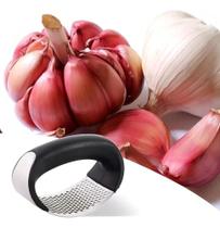 3X Espremedor De Alho Smart Fácil Em Inox - Amassador Tritur