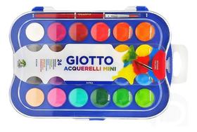 3X Estojo De Aquarela Pastilha 24 Cores Giotto Mini + Pincel 3X Estojo De Aquarela Pastilha 24 Cores Giotto Mini + Pincel