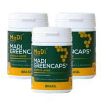 3x Extrato de Própolis Verde MaDi GreenCaps 30 Capsulas