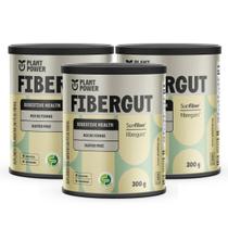 3x Fonte de Fibras Fibergut Plant Power 300g -