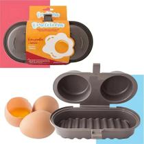 3X Forma De Ovos Cozidos Omeleteira Micro-Ondas Rápido Plasv 3X Forma De Ovos Cozidos Omeleteira Micro-Ondas Rápido Plasv