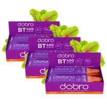 3x Gel BT Nitrato Dobro sabor Laranja e Morango 10 unidades 30g