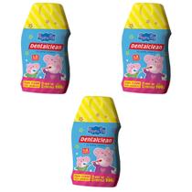 3x gel dental infantil peppa pig sem fluor 100g -dentalclean 3x gel dental infantil peppa pig sem fluor 100g -dentalclean