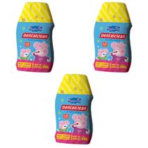 3X Gel Dental Infantil Peppa Pig Sem Fluor 100G -Dentalclean