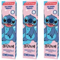 3x gel dental infantil stitch sabor morango 50g -dentalclean 3x gel dental infantil stitch sabor morango 50g -dentalclean