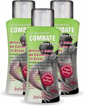 3x Gel Para Massagem Corporal Arnica + Sebo de Carneiro + 15 Ervas 200g Sofisticatto