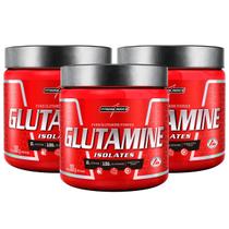 3x Glutamina 100% L-glutamina Integralmedica 300g