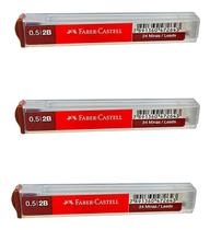 3X Grafite Polymer 0.5Mm 2b Faber Castell