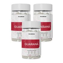 3x Guaraná 500mg -60 Cápsulas- Natunéctar