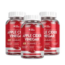 3x Gummies Apple Cider Vinegar Metilfolato True Source 30 Gomas