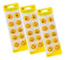 3X Imã Magnético Emoji Geladeira Fotos 30 Unid Decorativos A