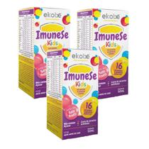 3x Imunese Kids- 16 Vitaminas e Minerais-50ml- Tutti Frutti