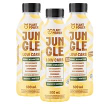 3x Isotônico Jungle Low Carb Plant Power Abacaxi E Hortelã 500ml