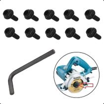 3X Jogo 10 Parafuso Disco De Serra Mármore Rosca Esquerda Al