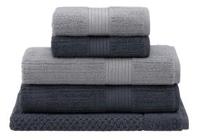 3X Jogo De Toalha Banho Gigante 5Pcs Canelada Buddemeyer Cor 3X Jogo De Toalha Banho Gigante 5Pcs Canelada Buddemeyer Cor