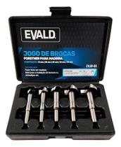 3X Jogo Kit 5 Brocas Fresas Forstner Para Madeira 15-35Mm Ev 3X Jogo Kit 5 Brocas Fresas Forstner Para Madeira 15-35Mm Ev