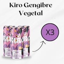 3x Kiro Bebida Gaseificada de Gengibre 310ml