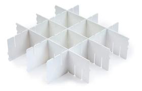 3X Kit 10 Organizadores Colmeia De Calcinhas, Meia,Cueca,Gav