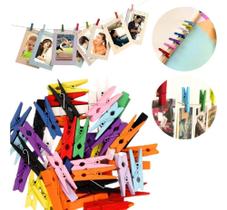 3X Kit 120 Mini Pregador Prendedor Madeira Colorido Fotos Ar 3X Kit 120 Mini Pregador Prendedor Madeira Colorido Fotos Ar