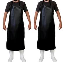 3X Kit 2 Avental Pvc Impermeável Proteção Uso Profissional E 3X Kit 2 Avental Pvc Impermeável Proteção Uso Profissional E