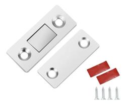 3X Kit 4 Fecho Magnético Armário Porta De Correr Imã Neodími 3X Kit 4 Fecho Magnético Armário Porta De Correr Imã Neodími
