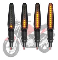 3X Kit 4 Piscas Slim Moto Seta Led Sequencial Universal Pali