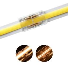 3X Kit 5 Conector Emenda Fita Led Cob 2 Vias Monocor 8Mm Ten