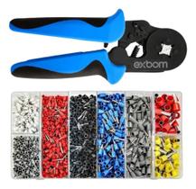 3X Kit Alicate Crimpar C/1200 Terminal Ilhós 0,25 A 10Mm 3X Kit Alicate Crimpar C/1200 Terminal Ilhós 0,25 A 10Mm