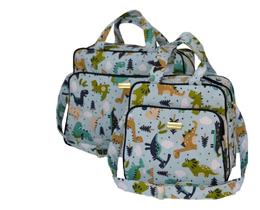 3X Kit Bolsa Mala Bebê Menino Passeio Enxoval