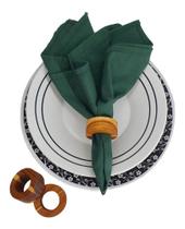 3X Kit Com 6 Porta Guardanapos Anéis De Madeira Redondo 3X Kit Com 6 Porta Guardanapos Anéis De Madeira Redondo