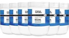 3X Kit Com 6 Potes De Creme Massagem Corporal Neutro 650G D' 3X Kit Com 6 Potes De Creme Massagem Corporal Neutro 650G D'