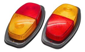 3X Kit De Lanterna Canoinha Para Carretinha Reboque