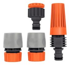 3X Kit Esguicho Engate Rápido Mangueira Bico Torneira 4 Peça