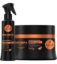 3X Kit Haskell Encorpa Cabelo Fluido 120Ml Mascara 250G