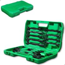 3X Kit Jogo Chave Combinada 8 A 24 Mm Profissional Com Malet