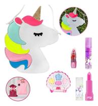 3X Kit Menina Maquiagem Infantil Com Bolsa Unicornio Envio 2 3X Kit Menina Maquiagem Infantil Com Bolsa Unicornio Envio 2