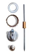 3X Kit Reparo - Bico Agulha Capa Para Pistola De Pintura 1.5