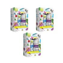 3x Kit Shampoo + Condicionador Turminha da Bagunça 500ml com Pump