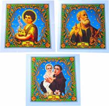 3X Kit3 Bandeiras Festa Junina São João São Pedro Santo Antô 3X Kit3 Bandeiras Festa Junina São João São Pedro Santo Antô